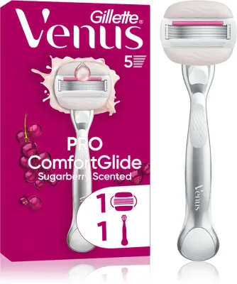 Бритва женская Gillette Venus ComfortGlide Sugarberry 5 лезвий, с увлажняющими полосками, 1 шт z wymienną głowicą
