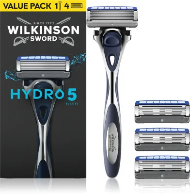 Wilkinson Sword Hydro5 - Бритва + запасные головки 4 шт