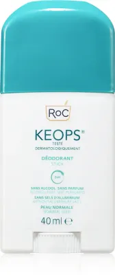 RoC Keops Deodorant Stick - Дезодорант в стике без добавления соли алюминия, 40 мл