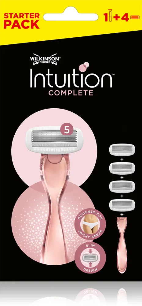 Wilkinson Sword Intuition Complete - Бритва + запасные головки 4 шт
