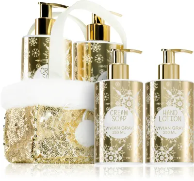Vivian Gray Golden Glitters Vanilla & Patchouli - Подарочный набор для рук