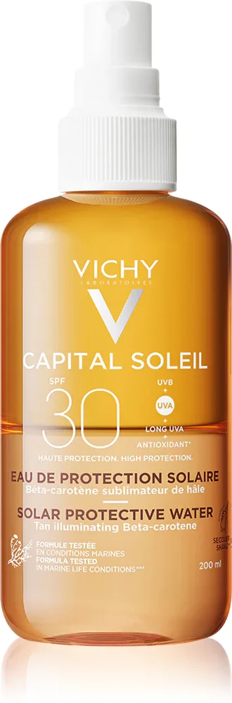 Vichy Capital Soleil - Защитный спрей с бета-каротином SPF 30, 200 мл