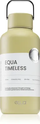 Бутылка для воды Equa Timeless из нержавеющей стали, с петелькой, 600 мл