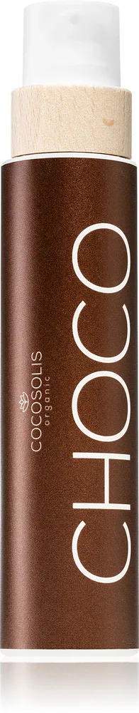 COCOSOLIS CHOCO - Уходовое масло для загара с защитным фильтром