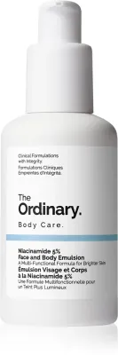The Ordinary Niacinamide 5% Face & Body Emulsion - Легкий увлажняющий крем против пигментации na twarz i ciało, 100 мл
