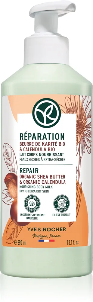 Yves Rocher Reparation - Регенерирующее молочко для тела, 390 мл