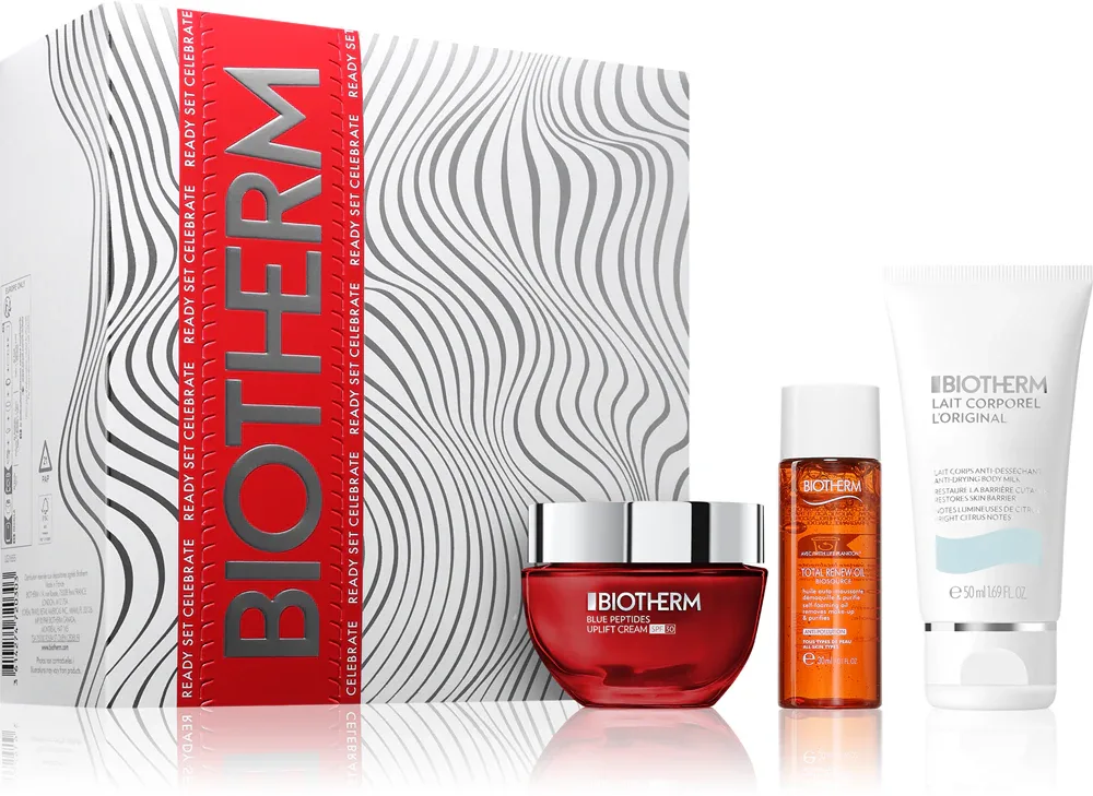 Biotherm Blue Peptides Uplift Cream SPF 30 - Подарочный набор для женщин