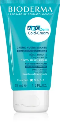 Bioderma ABC Derm Cold-Cream - Питательный крем для лица и тела для детей с рождения, 45 мл