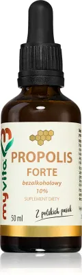 Капли MyVita Propolis Forte 10% bezalkoholowy прополис безалкогольный, 50 мл