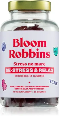Мармелад жевательный Bloom Robbins STRESS no more с витамином B6 и экстрактами трав, 60 шт