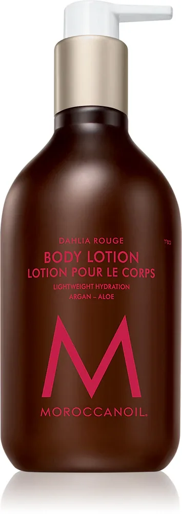 Moroccanoil Body Dahlia Rouge - Питательное молочко для тела с аргановым маслом aloes i witamina E, 360 мл