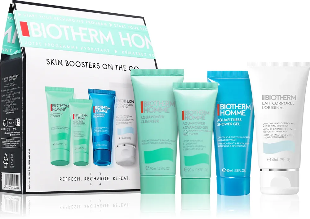 Biotherm Homme Aquapower Cleanser - Набор подарочный для мужчин