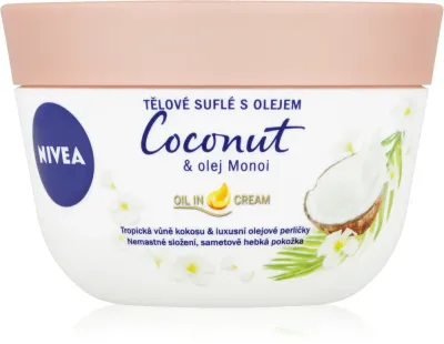 NIVEA Coconut & Monoi Oil - Крем для тела "Суфле", 200 мл
