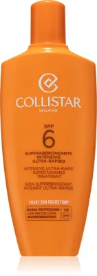 Collistar Special Perfect Tan Intensive Ultra-Rapid Supertanning Treatment - Солнцезащитный крем SPF 6, 200 мл