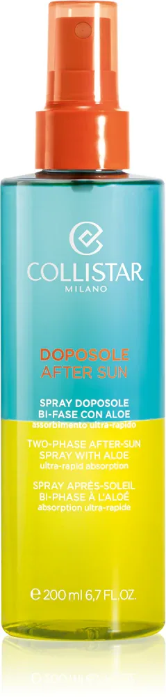 Collistar Special Perfect Tan Two-Phase After Sun Spray with Aloe - Масло для тела после загара, 200 мл