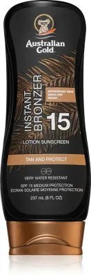 Australian Gold Protect Lotion With Bronzer - Заголовок товара: загар SPF 15, 237 мл