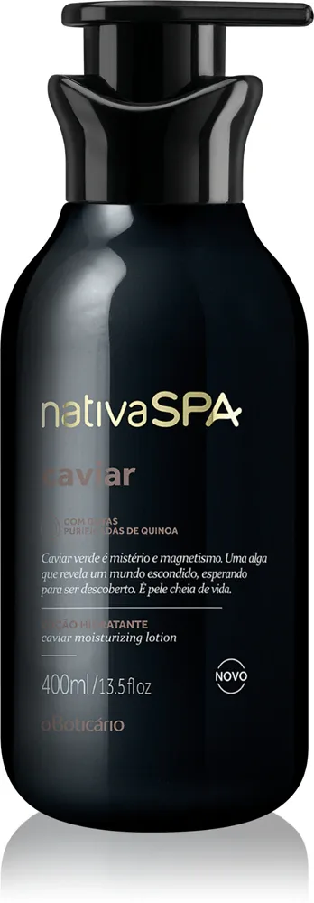 oBoticário Nativa SPA Caviar - Увлажняющее молочко для тела, 400 мл