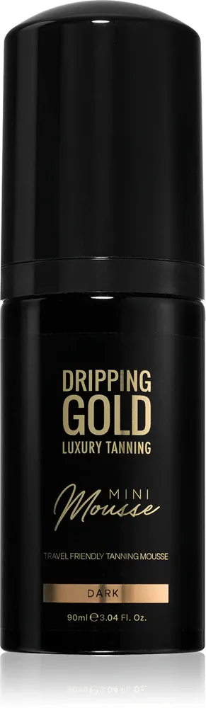 Dripping Gold Luxury Tanning Mini Mousse - Автозагар для лица и тела, 90 мл, оттенок Dark