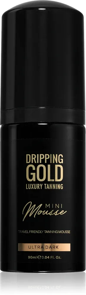 Dripping Gold Luxury Tanning Mini Mousse - Автозагар для лица и тела, 90 мл, оттенок Ultra Dark