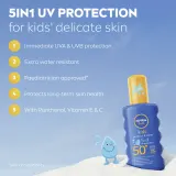 NIVEA SUN Kids - Цветной детский солнцезащитный спрей SPF 50+, 200 мл — фото 2