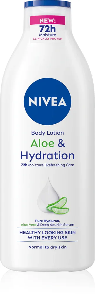 NIVEA Aloe & Hydration - Легкое молочко для тела, 400 мл