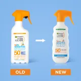 Garnier Ambre Solaire Sensitive Advanced - Защитный спрей для детей SPF 50+, 270 мл — фото 2