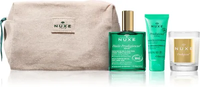 Nuxe Huile Prodigieuse Neroli Gift Set - Подарочный набор для лица с омолаживающим действием, 3 шт