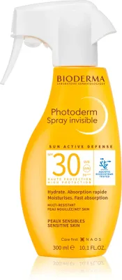 Bioderma Photoderm Spray SPF 30 - Освежающий спрей для загара лица SPF 30, 300 мл