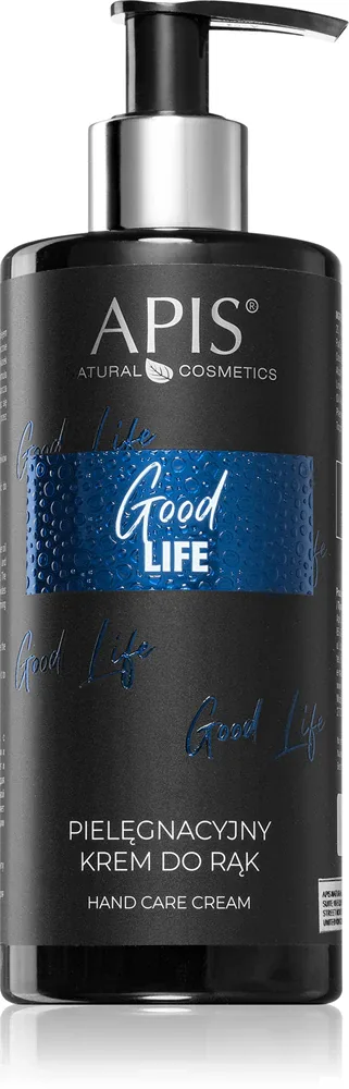 Крем для рук Apis Natural Cosmetics Good Life увлажняющий и питательный, с гиалуроновой кислотой и аргановым маслом, 300 мл