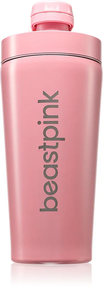 Шейкер BeastPink Steel с ситечком, из нержавеющей стали, розовый, 650 мл