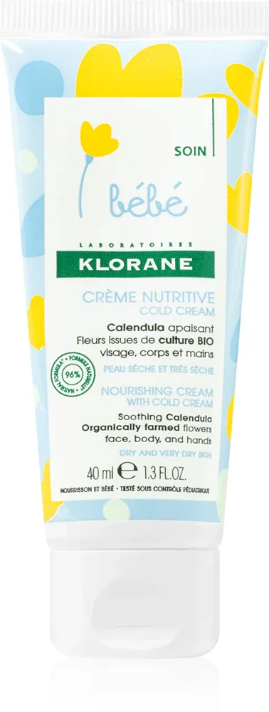 Klorane Bebe Nutrition - Питательный крем для детей, 40 мл