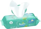 Pampers Fresh Clean - Увлажняющие очищающие салфетки для детей с чувствительной кожей, 4 шт — фото 2
