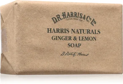 D.R. Harris Harris Naturals Soap Lemon & Ginger - Натуральное мыло в кубике Lemon & Ginger, 200 г