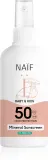 Naif Baby & Kids Mineral Sunscreen SPF 50 0 % Perfume - защитный спрей для загара, 100 мл — фото 1