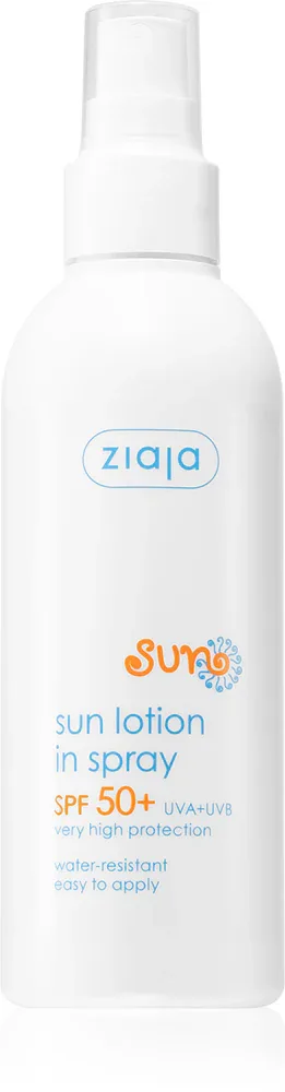 Ziaja Sopot Sun - Молочко для загара в спрее SPF 50, 170 мл
