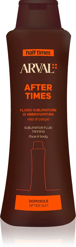 Arval Half Times Sublimator Fluid Tanning - Жидкость после загара na twarz i ciało, 400 мл