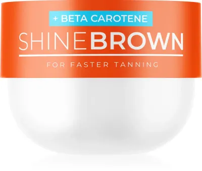 BYROKKO Shine Brown Beta Carotene - Крем для загара с бета-каротином, 210 мл