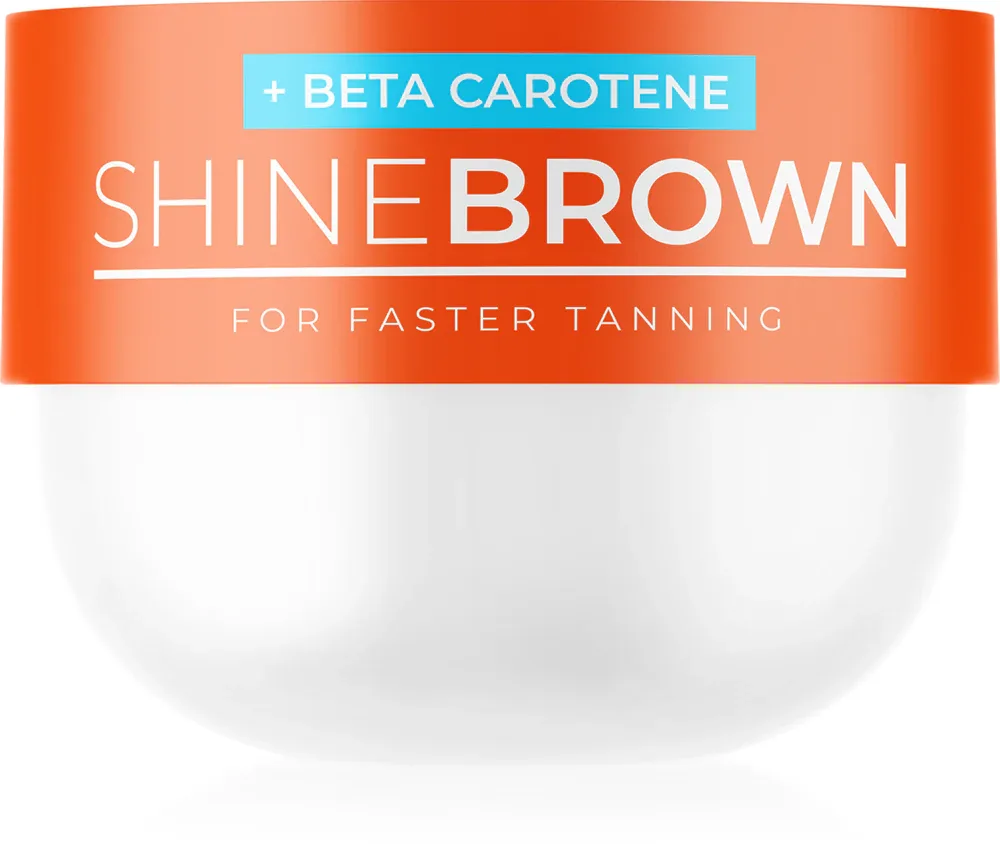 BYROKKO Shine Brown Beta Carotene - Крем для загара с бета-каротином, 210 мл