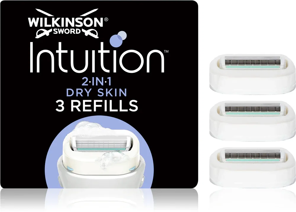 Wilkinson Sword Intuition Dry Skin - Запасные лезвия, 3 шт