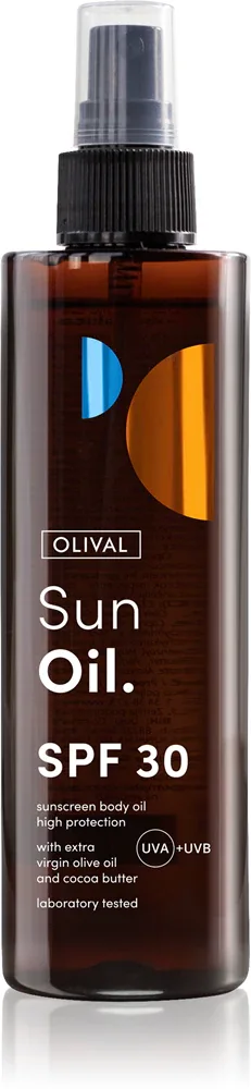 Olival Sun Oile - Масло для загара с питательным действием SPF 30, 200 мл