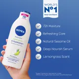 NIVEA Lemongrass - Увлажняющее молочко для тела, 400 мл — фото 2