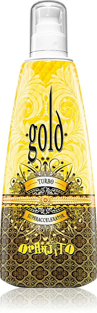 Oranjito Max. Effect Gold Turbo - Молочко для загара в солярии, ускоряющее загар, 250 мл