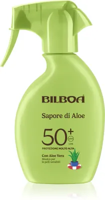 Bilboa Sapore di Aloe Trigger - Спрей для загара с алоэ SPF 50+, 250 мл