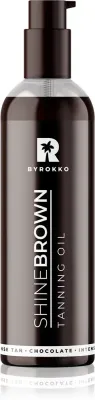 BYROKKO Shine Brown Tanning Oil - Крем для тела, ускоряющий и продлевающий загар, 145 мл