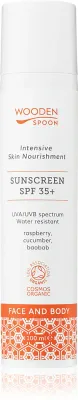WoodenSpoon Skin Nourishment - Молочко для загара для лица и тела SPF 35, 100 мл