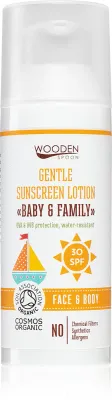 WoodenSpoon Baby & Family - Защитный лосьон для загара SPF 30
