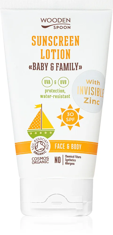WoodenSpoon Baby & Family - Защитный лосьон для загара SPF 30