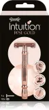 Wilkinson Sword Intuition Rose Gold Razor - Бритва + сменные лезвия 10 шт — фото 1