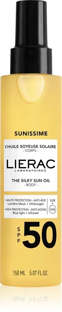 Lierac Sunissime The Silky Sun Oil - Масло для загара SPF 50, 150 мл