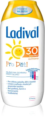 Ladival Kids - Детское молочко для загара SPF 30, 200 мл